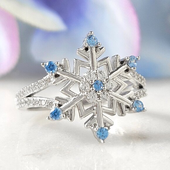 ULTRA RARE Snowflake 2018 Ring, 925 Sterling Silver Charmed Aroma - Picture 1 of 7